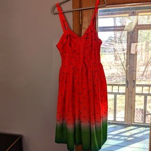 Unique vintage watermelon dress